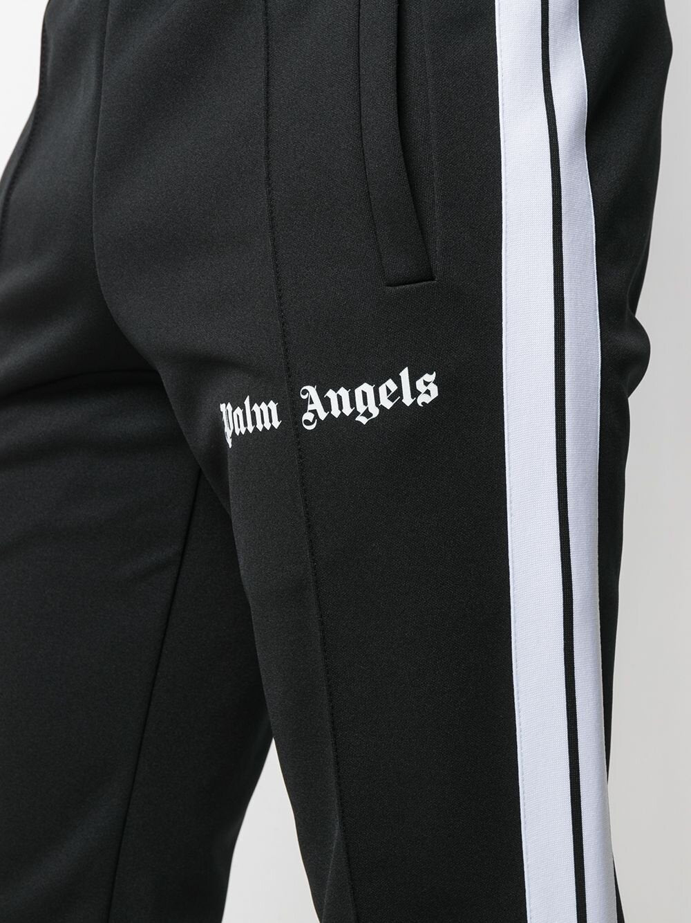 Palm Angels Track Logo-print Tracksuit Set in Black