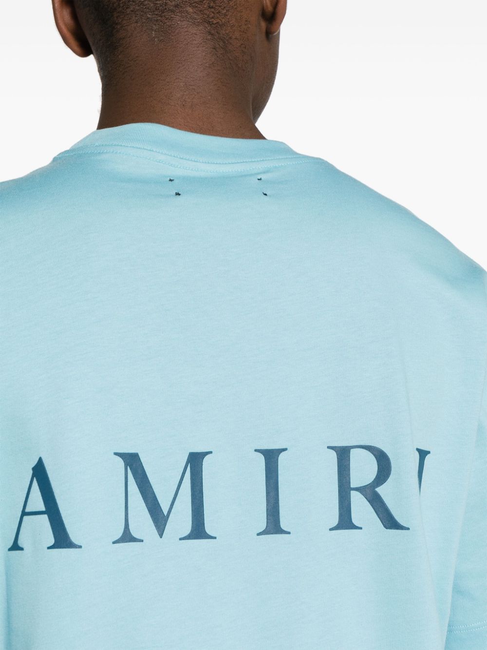 Amiri MA Core Logo printed T-Shirt in Air Blue