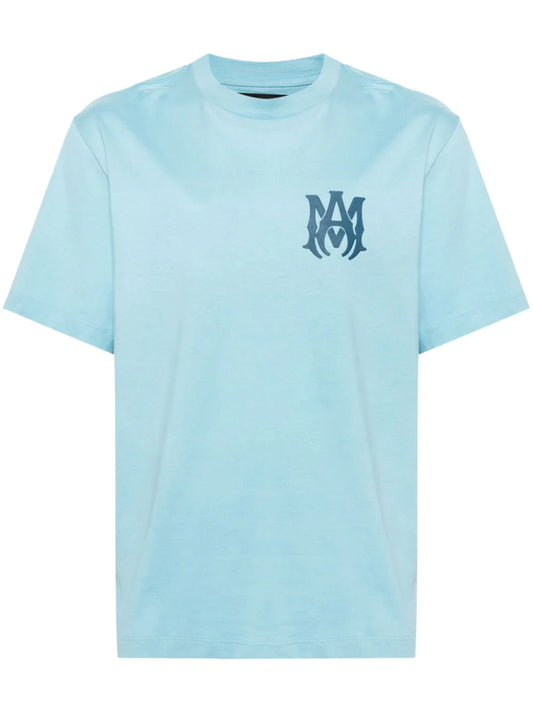 Amiri MA Core Logo printed T-Shirt in Air Blue
