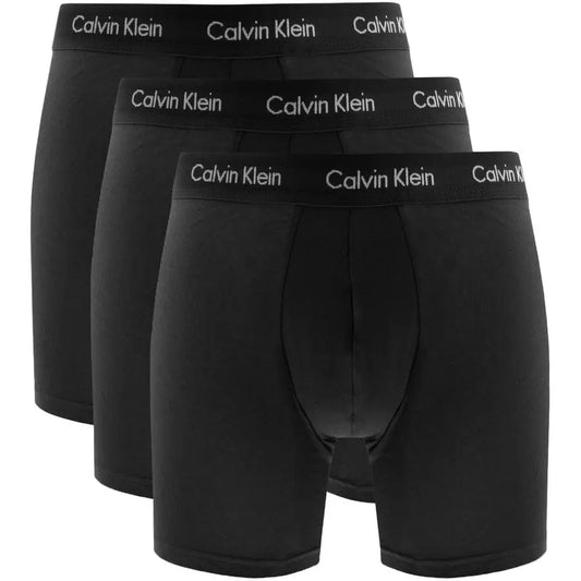 Calvin Klein 3 Pack Boxer Briefs Underwear in Black